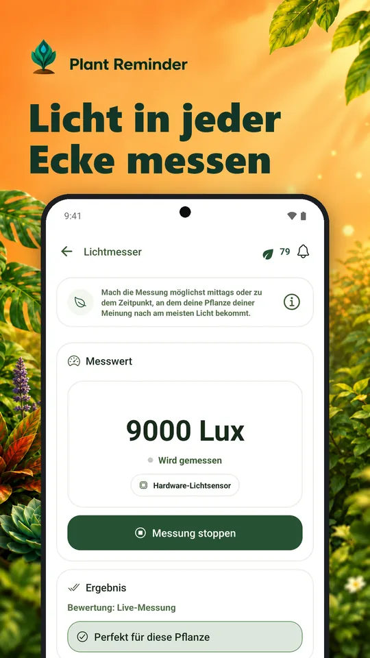 Licht in jeder Ecke messen